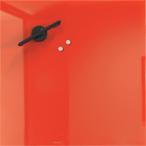 Balt 16 x 16" Mosaic Magnetic Glass Whiteboard (Red)