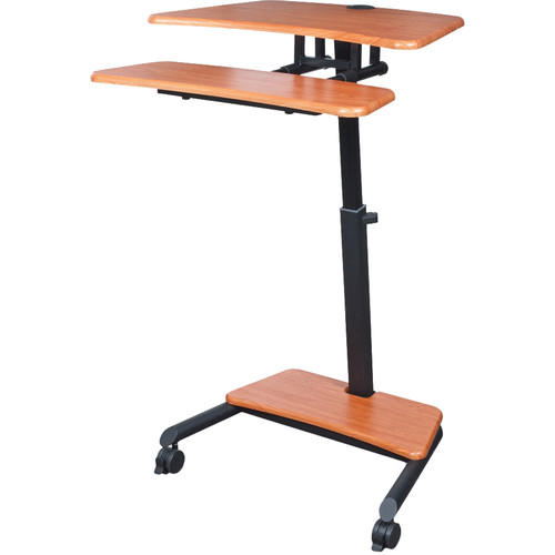 Balt Up-Rite Mobile Workstation with Adjustable Sit/Stand Desk