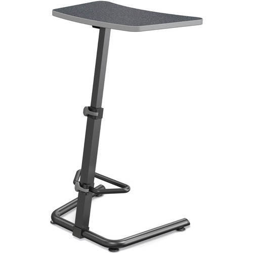 Balt Up-Rite Height Adjustable Sit/Stand Desk (Graphite Nebula Finish, Platinum Edge)