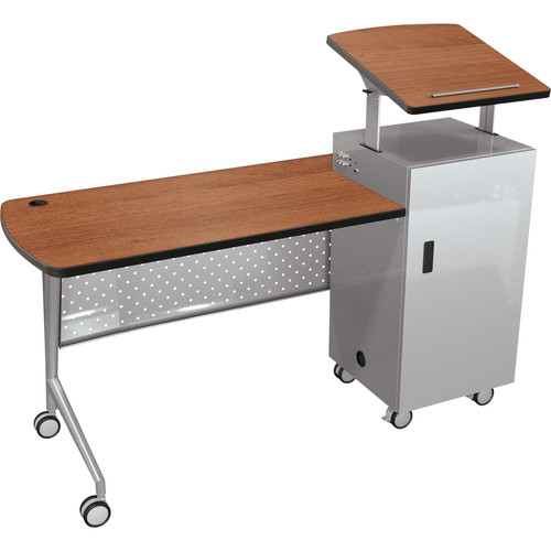 Balt Trend Podium Desk (Amber Cherry)