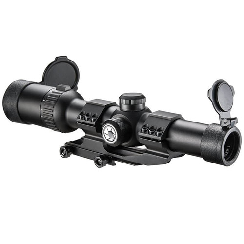 Barska 1-6x24 IR AR6 Tactical Riflescope (Red-Green Mil-Dot Illuminated Reticle, Matte Black)