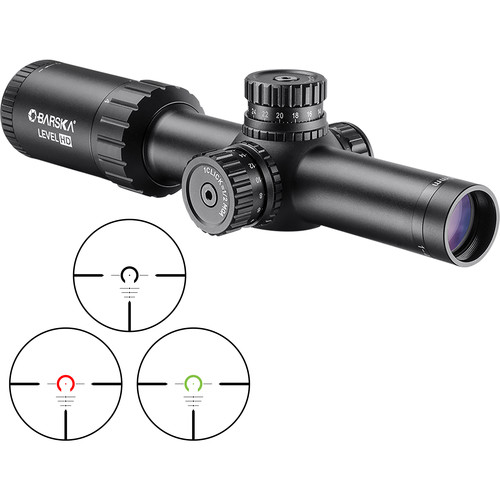 Barska 1-4x24 Level HD Riflescope (HRS .223 BDC Illuminated Reticle, Matte Black)