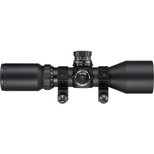 Barska 3-9x42 IR Contour Riflescope (Trace MOA Reticle, Mounting Rings)