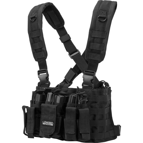 Barska Loaded Gear VX-400 Tactical Chest Rig (Black)