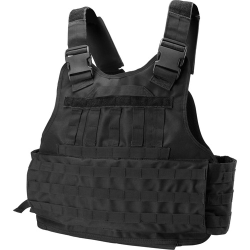 Barska Loaded Gear VX-500 Plate Carrier Tactical Vest (Black)