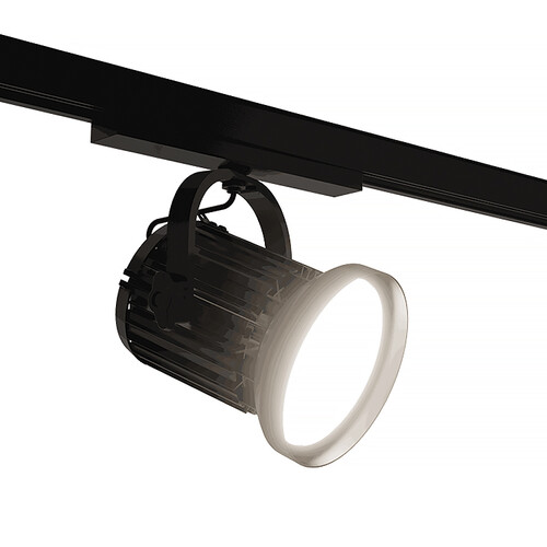 BB&S Lighting Compact Beamlight 1 with Track Mount & LED Driver (2700K, Black, 11°, Casambi)