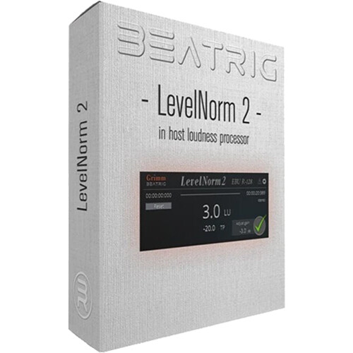 BeatRig LevelNorm V2 Real-Time and Offline Loudness Correction Plug-In Software (Download)