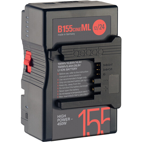 bebob B-Mount 14.4/28.8V 156Wh Hot-Swappable High-Power ML-Buffer Battery