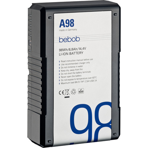 bebob A98 14.4V, 98Wh Gold Mount Li-Ion Battery