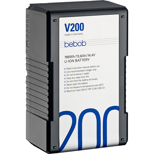 bebob V200 14.4V, 196Wh V-Mount Li-Ion Battery