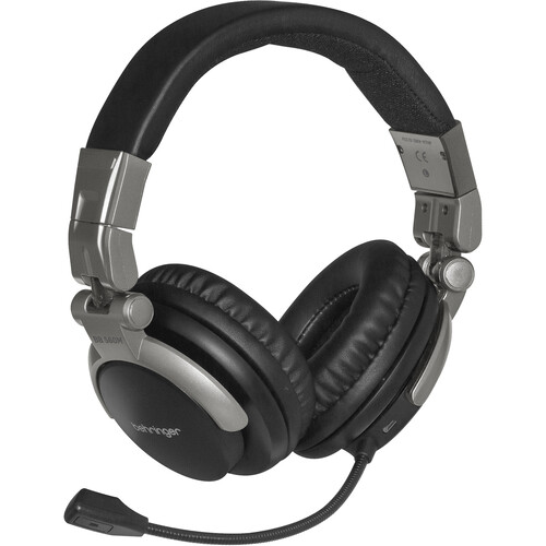 Behringer BB 560M Bluetooth Headphones with Built-In Microphone (Black/Silver)