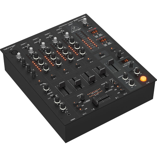 Behringer DJX900USB Professional 5-Channel DJ Mixer with INFINIUM VCA Crossfader, Advanced Digital FX, and USB/Audio Interface
