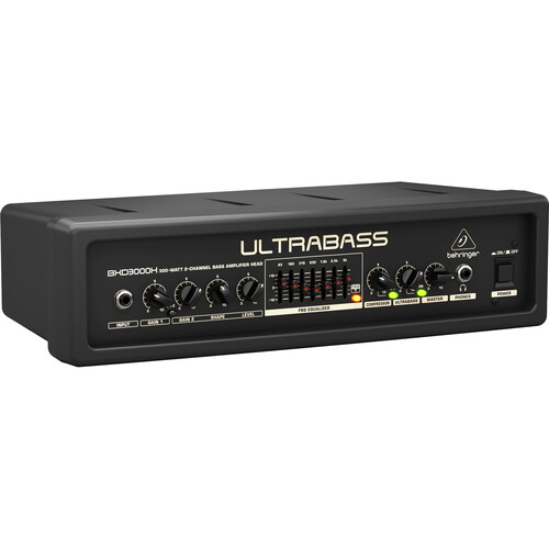 Behringer BXD3000H Ultrabass 300W 2-Channel Bass 0707-ABK86-US1