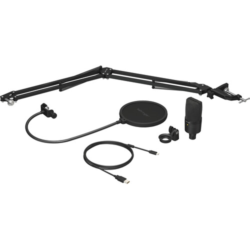 Behringer Professional USB Podcast Microphone with Boom Arm and Pop Filter