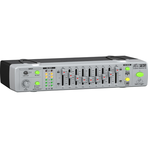 Behringer FBQ800 Ultracompact 9-Band Graphic Equalizer with FBQ Feedback Detection System