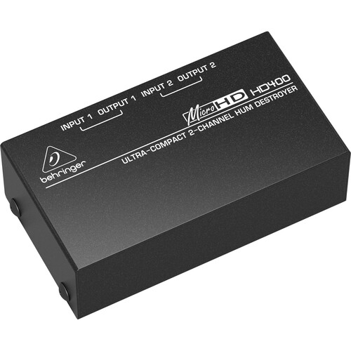 Behringer HD400 Ultra-Compact 2-Channel Hum Destroyer