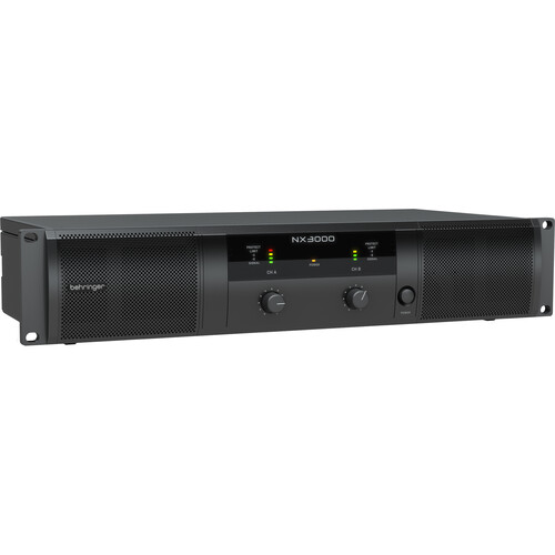 Behringer NX3000 2-Channel 3000W Amplifier with SmartSense Impedance Compensation