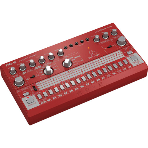 Behringer RD-6-RD Analog Drum Machine (Red)