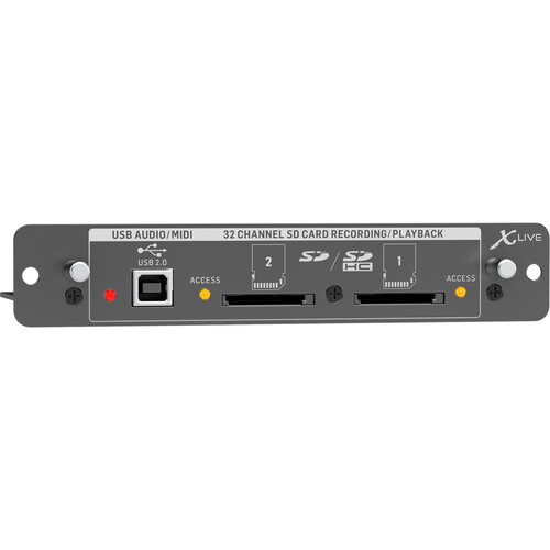 Behringer X-LIVE 32-Channel USB/SD/SDHC Expansion Card for X32 Consoles