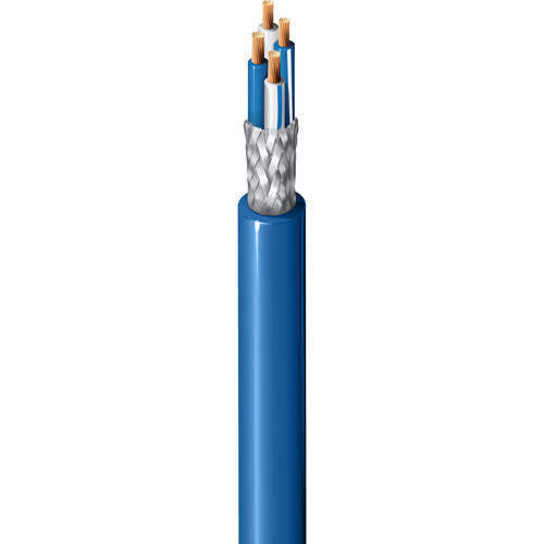 Belden Star Quad Microphone Cable (1000', Blue)