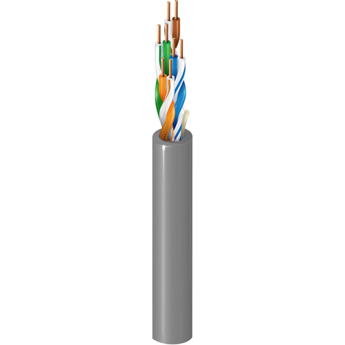 Belden Cat 5e Bulk 4-Pair U/UTP Ethernet Cable (Gray, 1000')