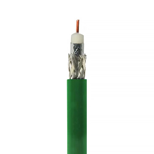 Belden 1694A RG6 Low Loss Serial Digital Coaxial Cable (1000', Green)