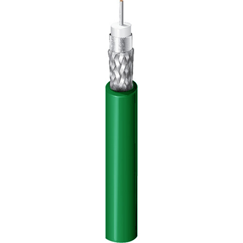 Belden 12 GHz 4K UHD Precision Video Cable, 75 Ohm, 20 AWG 1000' (Mil Green)