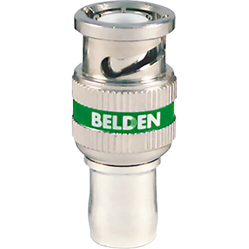 Belden 12 GHz UHD BNC Compression Connector for 1694A RG6 Coax Cable (50-Pack)