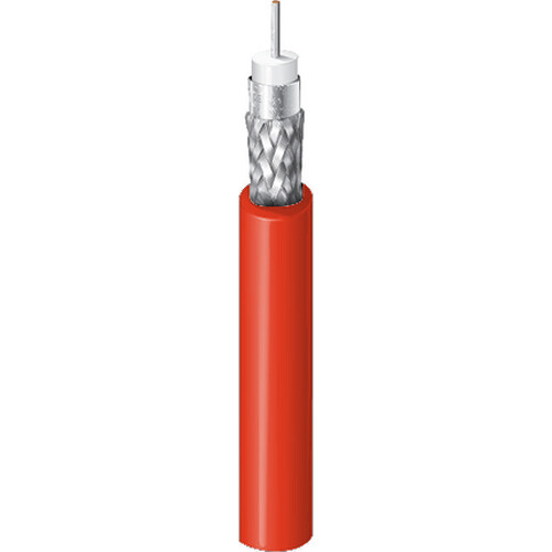 Belden 12G-SDI 75-Ohm UHD 4K Mini Coax Video Cable (1000', Red)