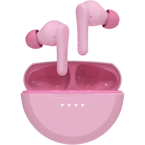 Belkin SoundForm Nano 2 Wireless Earbuds for Kids (Pink)