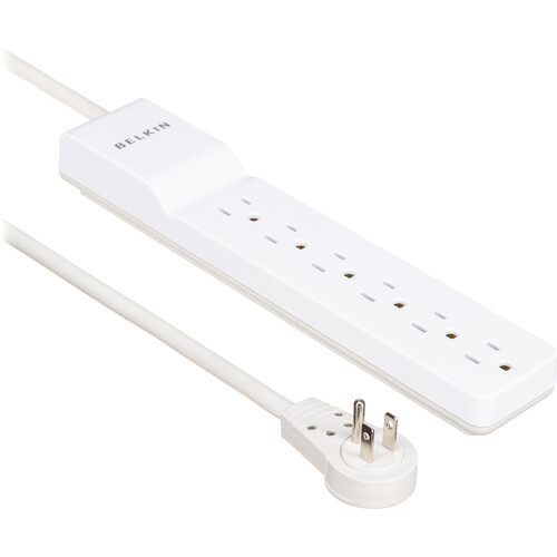 Belkin 6-Outlet Home/Office Surge Protector with Rotating Plug (6')