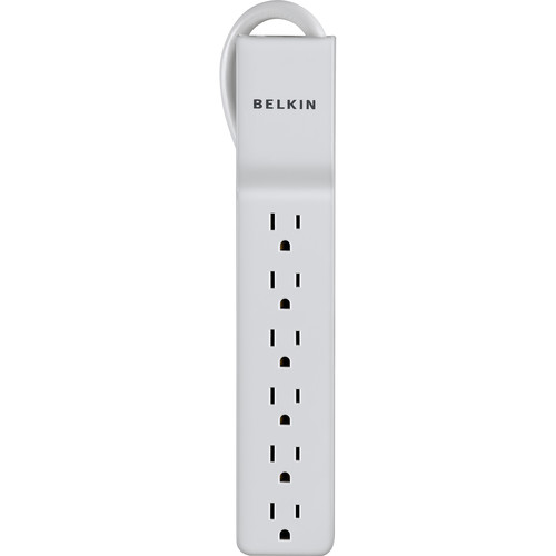 Belkin 6-Outlet Home/Office Surge Protector (10' Cord, White)