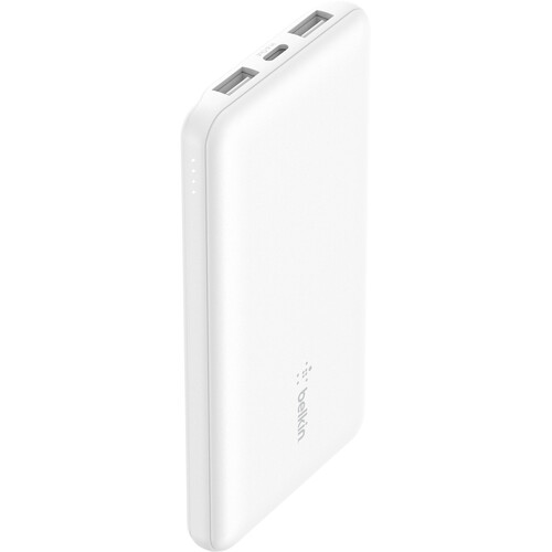 Belkin BoostCharge USB-C Power Bank (10,000mAh, 15W, White)