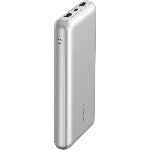 Belkin BoostCharge Portable Battery Bank (20,000mAh, Silver)