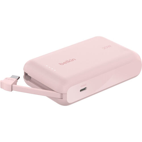 Belkin BoostCharge Power Bank 10K with Integrated BPB021FQPK B&H