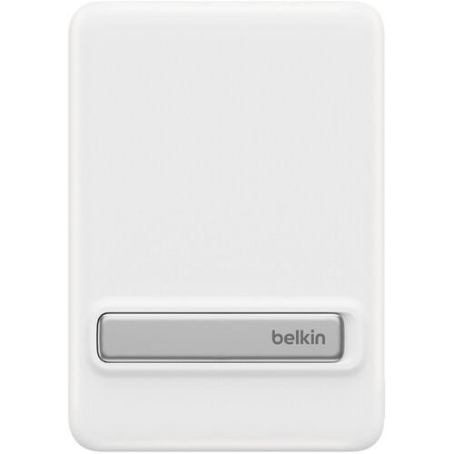 Belkin BoostCharge Slim Magnetic Power Bank with Stand (White, 5000mAh)