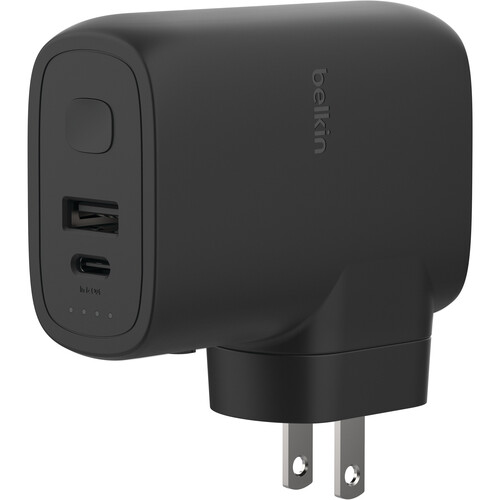 Belkin BoostCharge Hybrid 25W Wall Charger & 4800mAh Power Bank (Black)