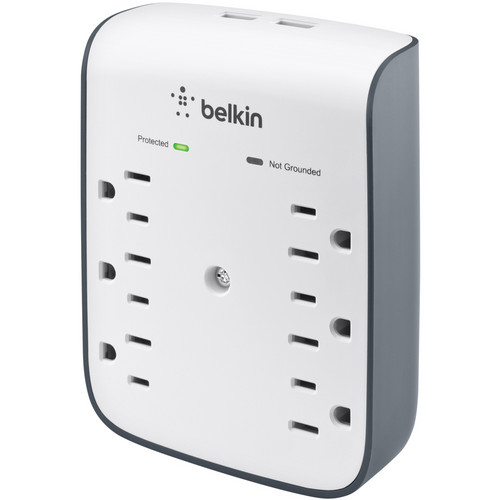 Belkin BSV602BG SurgePlus USB Wall Mount