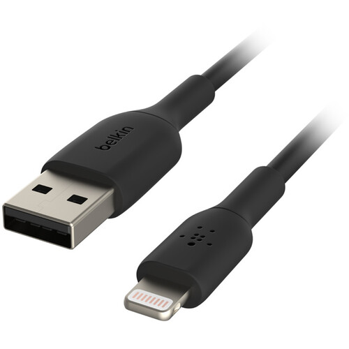 Belkin Boost Charge Lightning to USB-A Cable (3.3', Black, 2-Pack)