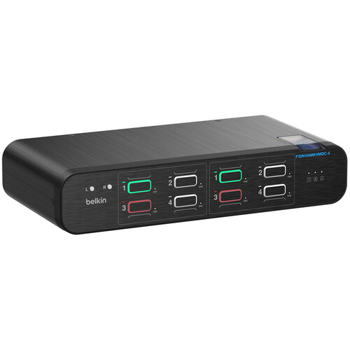 Belkin 4:2 DisplayPort DuoClave Secure KVM with CAC