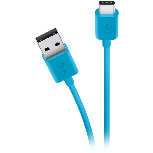 Belkin MIXIT USB 2.0 Type-A to Type-C Charge & Sync Cable (6', Blue)