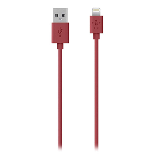 Belkin 4' MIXIT Lightning to USB 2.0 ChargeSync Cable (Red)
