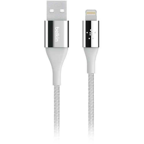 Belkin Mixit DuraTek Lightning to USB Type-A Charging Cable (4', Silver)
