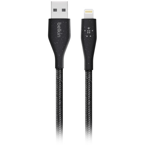 Belkin DuraTek Plus Lightning-to-USB-Type-A Cable (6', Black)