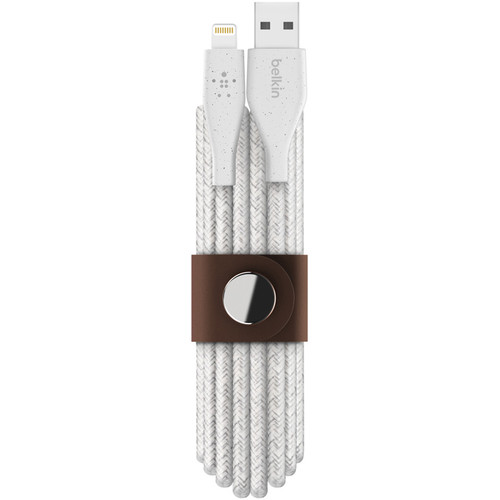 Belkin DuraTek Plus Lightning to USB Type-A Cable (10' White)