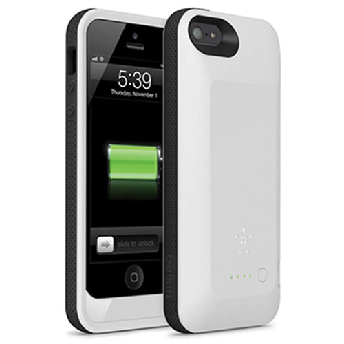 Belkin Grip Power Battery Case for iPhone 5 (Whiteout / Blacktop)