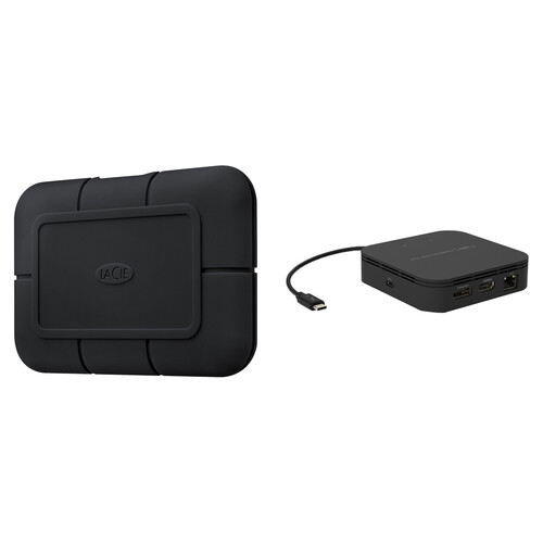 Belkin Thunderbolt 3 Dock Core with 1TB Rugged SSD B&H Photo