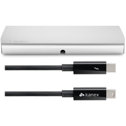 Belkin Thunderbolt Express Dock B&H Kit with Thunderbolt Cable (Black, 3')