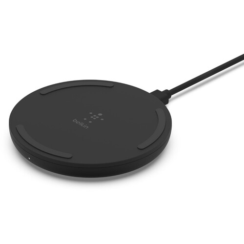 Belkin BOOST CHARGE 15W Wireless Charging Pad with 24W QC 3.0 Charger (Black)