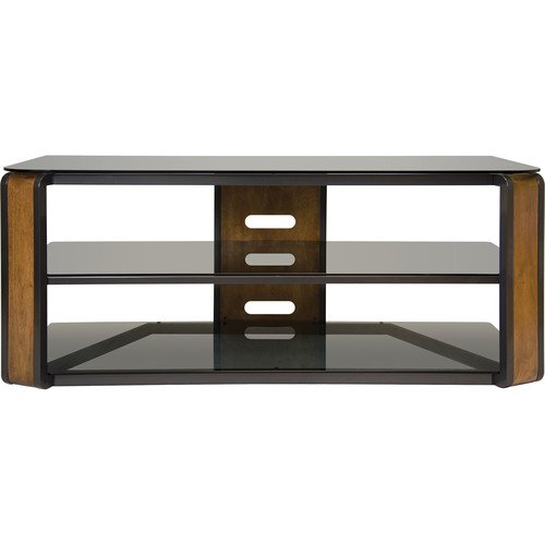 Bell'O Bell'o AVSC2131 Natural Finish Bent Wood and Dark Pewter A/V System Cabinet